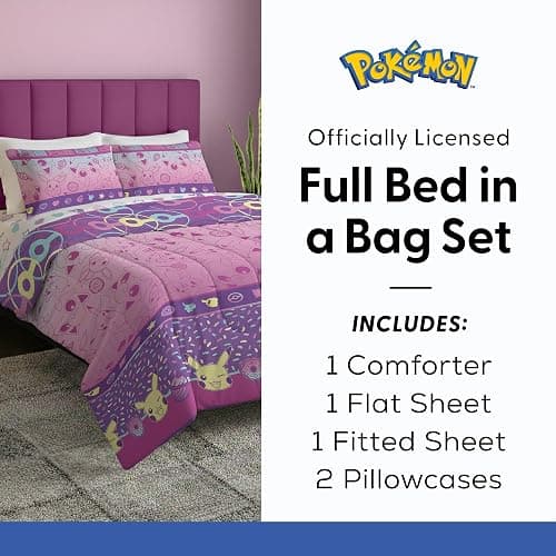BEDROOM: Pokemon Full Size Comforter Set thumbnail 7
