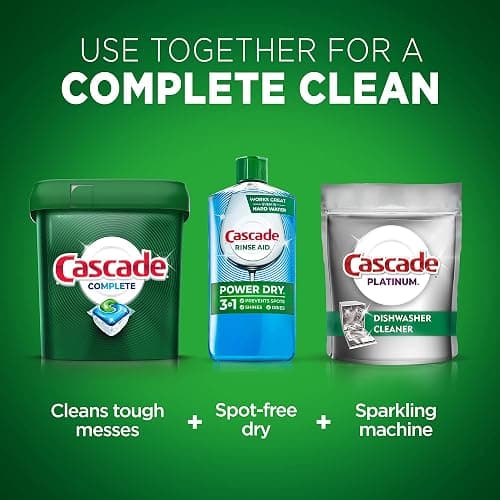 Cascade Complete Dishwasher Pods - Fresh Scent ActionPacs, Dishwasher Detergent, Dishwasher Soap, Detergent Pods, 78 Count thumbnail 6