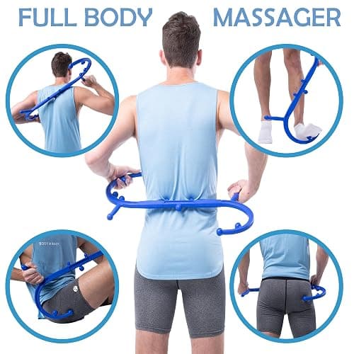 Body Back Buddy Classic USA Made Handheld Full Body Massage Cane Pressure & Trigger Point Massage Tool for Deep Tissue Pain Relief - Dual Massage Hooks for Back, Shoulder, Neck. Manual Back Massager thumbnail 8