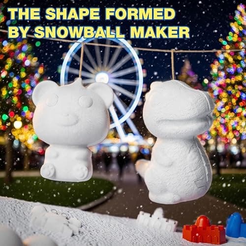 BLmukce 21PCS Snowball Maker Mold Set for Kids Ages 4-8 | Snow Toys for Outdoor Winter Snowball Fight, Fun Snow Games for Toddlers 3-5 & Kids 8-12, Christmas Birthday Toys Gifts for 3 4 5 Year Old Boy thumbnail 4