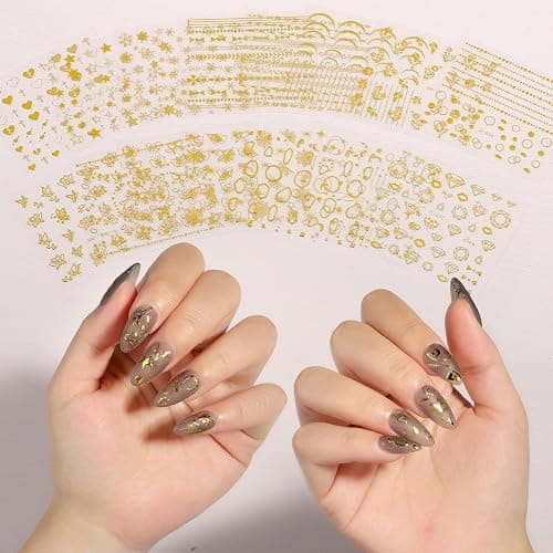 Teenitor Acrylic Nail Kit With Chrome Powder, Almond Tips, Art Brushes, Charms, 3D Gel, Tools, Stand - Beginner Set thumbnail 4