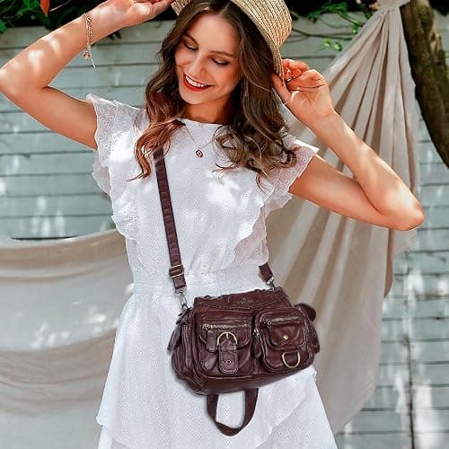 Angel Kiss Hobo Bags for Women Shoulder Bag Shoulder Purses and Handbags Vegan Leather Hobo Handbags Crossbody Bags thumbnail 9