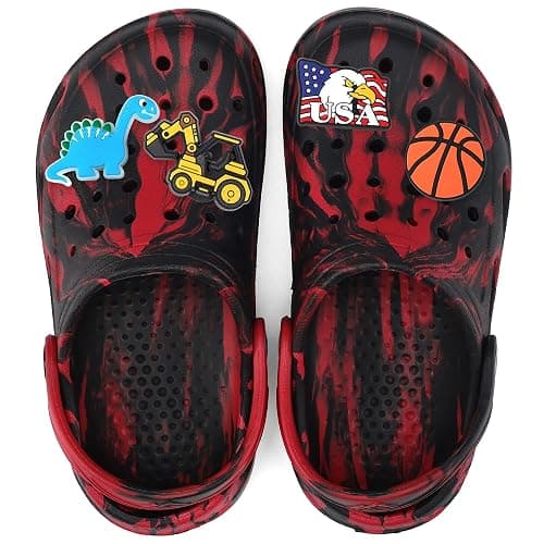 Tormigo Boy Girls Comfortable Garden Clogs | Slip-On Mules Slides Sandals Beach Slipper for Little/Big Kid thumbnail 2