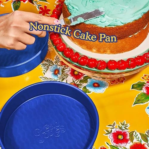 Great Jones Patty Cake (Blueberry) | Nonstick 9-Inch Round Cake Pan | Heavy-Duty Aluminized Steel | Easy Release Coating | Oven-Safe Up to 450°F | Even Heat Distribution | Dishwasher-Friendly thumbnail 7
