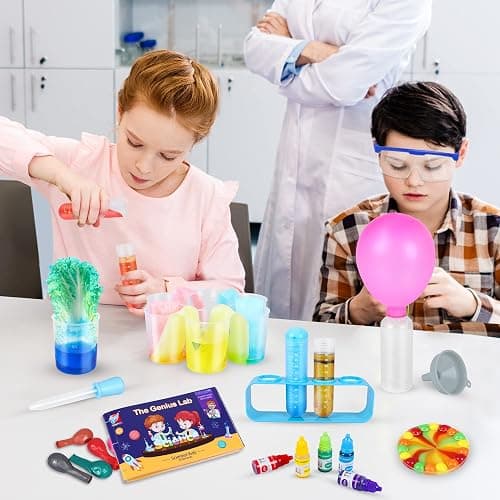 Science Kit for Kids,80 Science Lab Experiments,Scientist Costume Role Play STEM Educational Learning Scientific Tools,Birthday Gifts and Toys for 6 7 8 9 Years Old Boys Girls Kids thumbnail 2