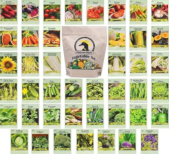 Set of 43 Assorted Vegetable & Herb Seed Packets - Over 10,000 Seeds! - Includes Mylar Storage Bag - Deluxe Garden Heirloom Seeds - 100% Non-GMO thumbnail 9
