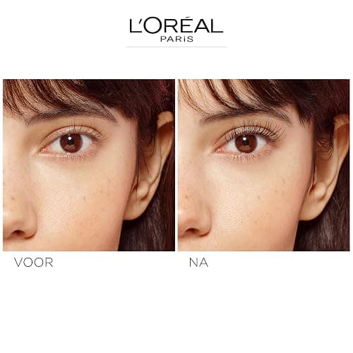 L'Oréal Paris Mascara, Telescopic Mascara Extra Black for Intense Definition & Length, Precise Application Brush for Up to 60% Longer-Looking Lashes, Smudge-Proof and Ophthalmologist Tested thumbnail 3
