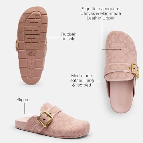 COACH womens Archival Buckle Clog thumbnail 3