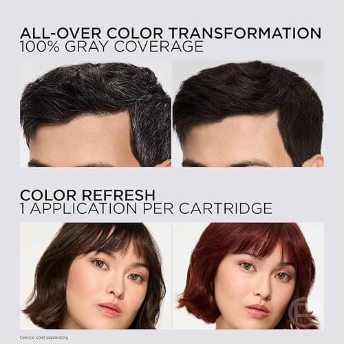 L'Oreal Paris Colorsonic Permanent Hair Dye Coloring Device for Root Touch Up, All Over Color, and Gray Coverage, Mistake-Free Application (Hair Color Cartridge Sold Separately) thumbnail 6