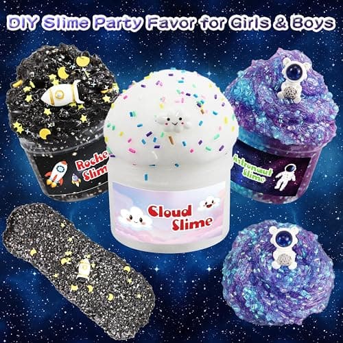 13 Pack Crunchy Slime kit,DIY Butter Slime,Stress Relief Toys,Craft Toy, for Girl and Boys Party Favors,Easter Basket Fillings thumbnail 5