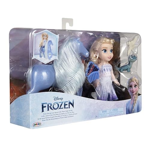Disney Frozen Elsa Doll Petite Snow Queen & Water Nokk Horse Gift Set thumbnail 7