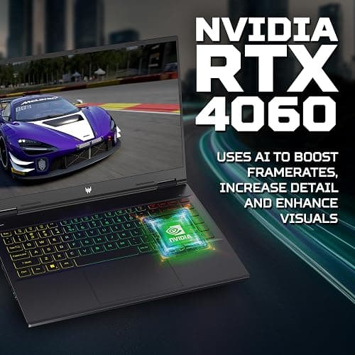 Acer Predator Helios Neo 14 PHN14-51 Gaming Laptop - Intel Core Ultra 5 125H, 16GB, 512GB SSD, NVIDIA GeForce RTX 4060 8G, 14.5" WQXGA IPS 120Hz, Windows 11, Black - U5 125H - 16 GB - 512 GB - RTX 4060 - 14.5-inch WQXGA 120Hz IPS thumbnail 4