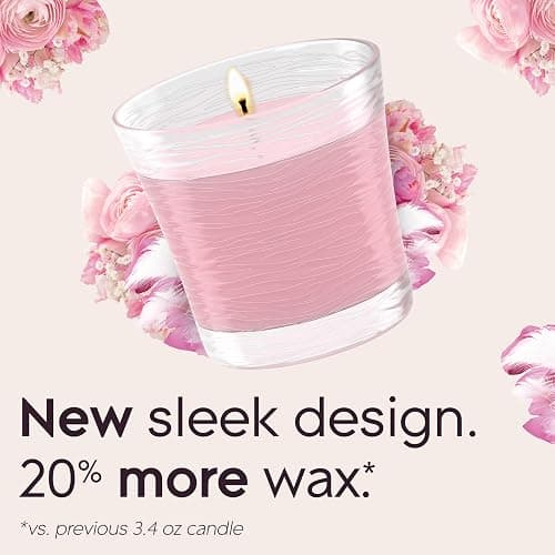 Glade 1-Wick Scented Candle Jar, Angel Whispers, Air Freshener Infused with Essential Oils, 4.08 Oz thumbnail 2