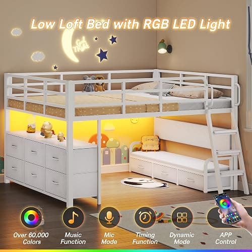 Low Loft Bed thumbnail 5