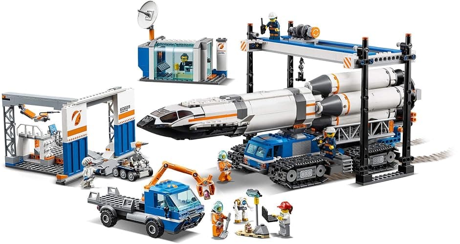 LEGO City Rocket Assembly & Transport 60229 Building Kit (1055 Pieces) thumbnail 6