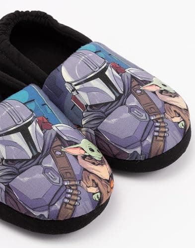 The Mandalorian Slippers Boys Baby Yoda Star Wars House Shoes thumbnail 5