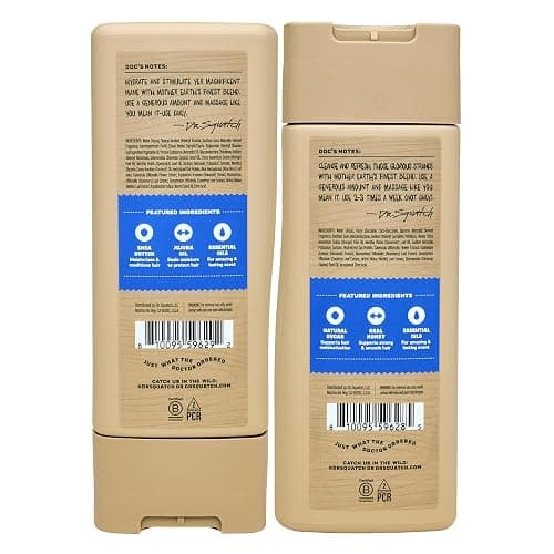 Dr. Squatch Natural Hair Bundle for Men - Healthy, Full Looking Hair - Fresh Falls Shampoo (11 fl oz), Fresh Falls Conditioner (11 fl oz) thumbnail 3