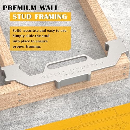 Framing Tools,16 Inch On-Center Stud Layout Tool,100% Cast Aluminum Framing Spacing Tool,Premium Wall Stud Framing Tool,Precision Measurement Jig Tool For Framing Wall thumbnail 2