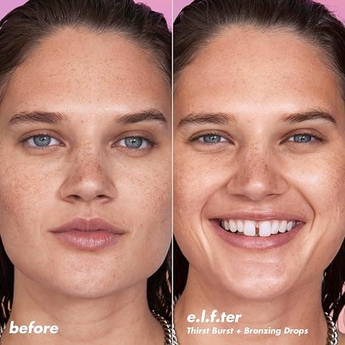 e.l.f. SKIN The Hottest Drops Duo, Holy Hydration! Thirst Burst & Bronzing Skincare Set, For A Dewy, Sun-Kissed Look, Vegan & Cruelty-Free thumbnail 6