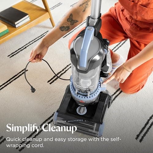 Bissell CleanView Max Tangle-Free Rewind Pet Hair Vacuum with LED Headlights, Tangle-Free Brush Roll, Automatic Cord Rewind, Included pet Tools, 4073L thumbnail 2