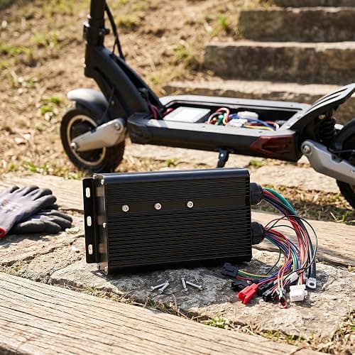 Electric Controller, 72V 80A 5000W Aluminium Alloy Electric Scooter Speed Motor Controller thumbnail 2
