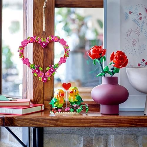LEGO Heart Ornament Building Toy Set - Fun Arts and Crafts Idea for Girls and Boys, Ages 9+ - Display on The Wall as Home Decoration - Gifts for Kids - 40638 thumbnail 4
