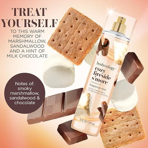 Bodycology Long-Lasting Fragrance Body Mist, Cozy Fireside S'more, 8 fl oz thumbnail 2