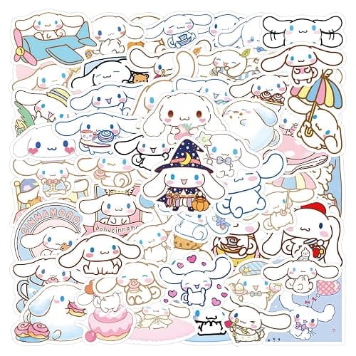 120PCS Cinnamoroll Stickers for Kids,Vinyl Waterproof Decal for Water Bottle Laptop Toy Sticker for DIY Decorate Bumper Phone Hard Hat Kids Teens Gifts (Cinnamorol) thumbnail 6