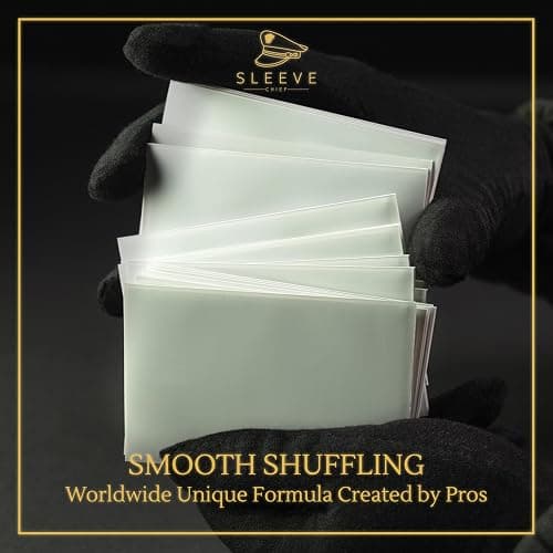 SleeveChief Premium Design Trading Card Sleeves | Ultra Durable TCG Card Sleeve with Smooth Blue Backprint | fit as MTG Card Sleeves & More | Standard Size | 70 Pcs thumbnail 4