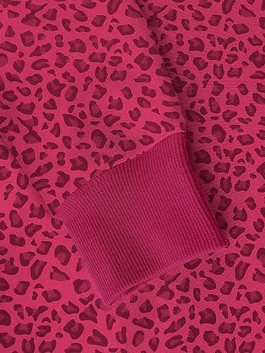 RoseSeek red leopard print hoodie  thumbnail 3
