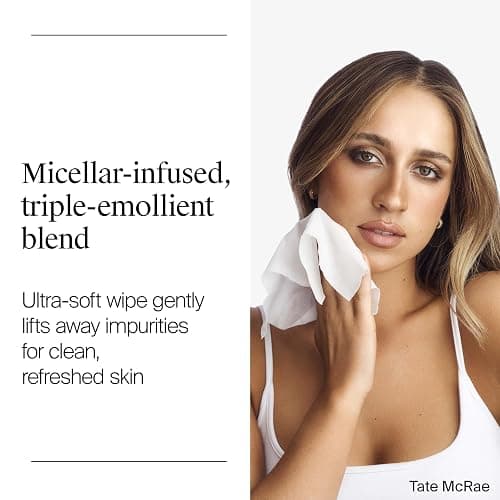 Neutrogena Makeup Remover Micellar Wipes for Face Daily Gently Removes Oil Dirt and Waterproof Makeup in a Simple Fully Plant-Based Cloth, 2 pack of 25 ct thumbnail 3
