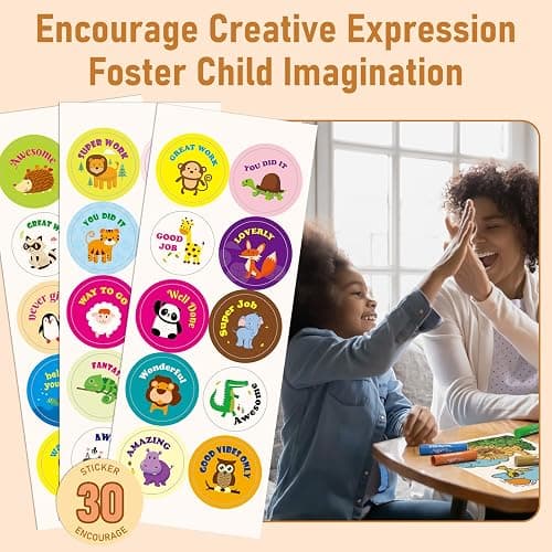 JUPITEARTH Tempera Paint Sticks for Kids, Quick Drying, 24 Colors | Non-Toxic and Washable Paint Sticks, 120 PDF Coloring Pages and 30 Stickers, Smooth, Mess-Free Art Supplies for Crafts thumbnail 8