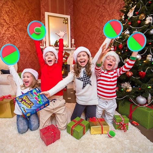 Ayeboovi Toss and Catch Ball Game Outdoor Toys for Kids Yard Games Beach Toys Outside Games for 3 4 5 6 7 8 9 10 Year Old Boys Girls (Upgraded) thumbnail 2