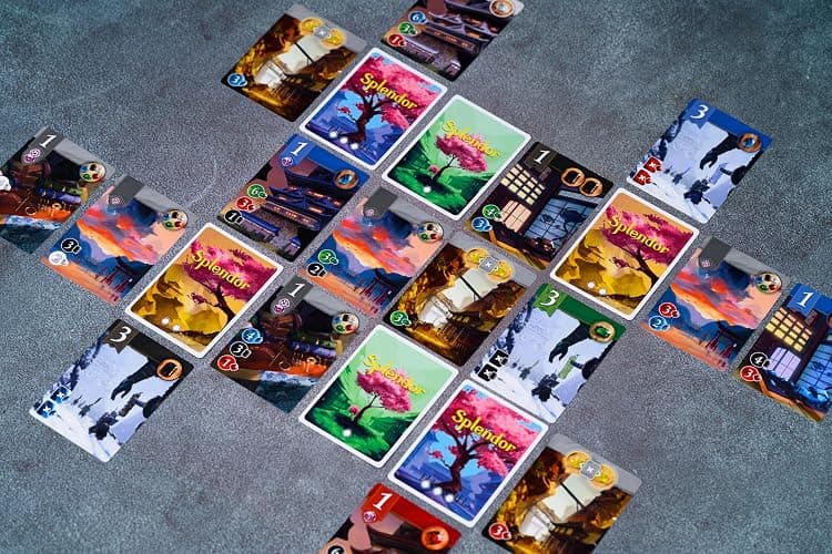 Asmodee Splendor The Sun Never Sets Board Game Expansion - Enhance Gameplay with New Strategies & Challenges, Fun for Families, Kids & Adults, Ages 10+, 2-4 Players, 45 Min Playtime thumbnail 4