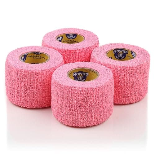 Howies Hockey Tape - Pro and Stretch Grip Hockey Tape (4 Pack) Coband Cohesive Wrap… - Image 1