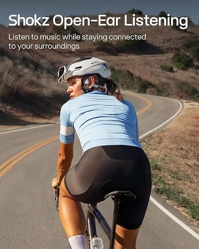 SHOKZ New OpenRun Pro 2-Bone Conduction Headphones,Open-Ear Bluetooth Wireless Sport Earphones for Running,Workouts-Sweat Resistant,Secure Comfortable Fit-Deep Bass,Smart Mic,Reflective Strip thumbnail 5