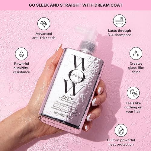 COLOR WOW Dream Duo for Curly Hair- Switch up your style from curly to straight and back again. Featuring DREAM COAT and DREAM COAT CURLY with advanced frizz control + heat protectants for glossy hair thumbnail 4