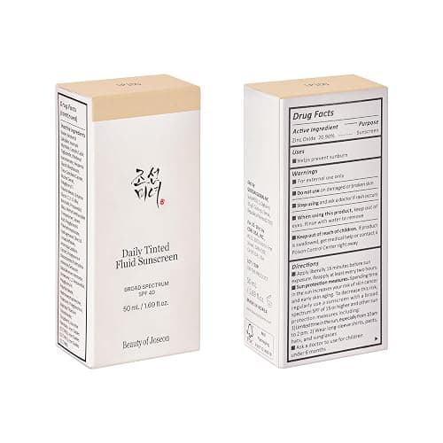 Beauty of Joseon Daily Tinted Fluid Sunscreen 12 Shades for Face Moisturizing Broad Spectrum SPF 40 Korean Skincare 50ml, 1.69 fl.oz #LP100 thumbnail 8