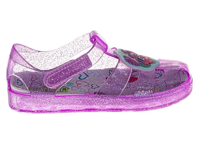 Disney Girls Sandal Frozen Minnie Mouse Sesame Street Elmo Abby and Peeps Jelly Sandals for Girl Size Infant/Toddler/Little Kid thumbnail 2