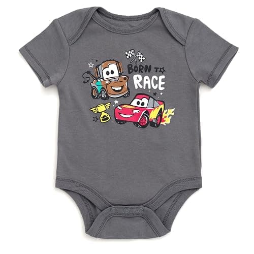 Disney Baby Girls Boys 3 Pack Bodysuits Newborn to Infant Sizes (Newborn - 24 Months) thumbnail 5
