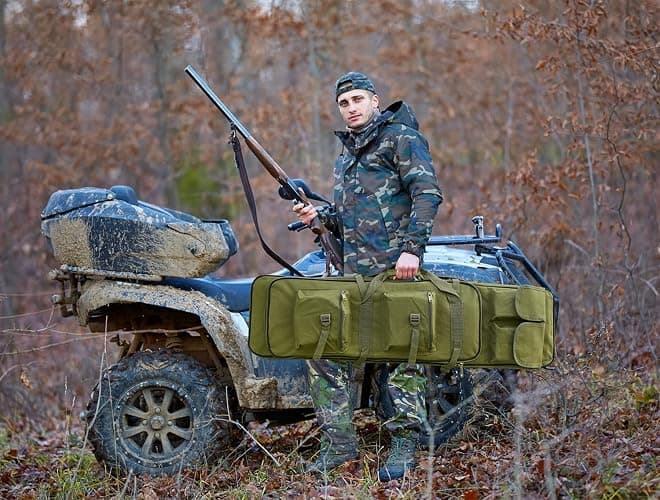 Rifle Bag, Tactical Long Rifle Backpack, Portable Shotgun Case for Firearm Storage and Transportation, Suitable for Outdoor Hunting Shooting thumbnail 7