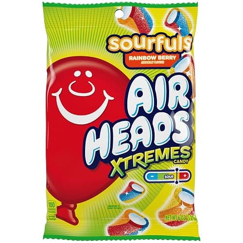 Airheads Xtremes Sourfuls, Sweetly Sour Candy, Rainbow Berry, Individually Wrapped Bulk Candy for Adults & Kids, Party, Concessions, Non-Melting, 6 Oz thumbnail 3