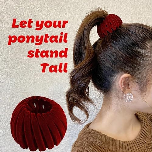 Sizobi Bird Nest Magic Hair Clip, Hair Accessories for Women,Hair Ties Bun Maker Scrunchies for Thick Thin Hair,Hair Clips for Women,Ponytail Holders thumbnail 7