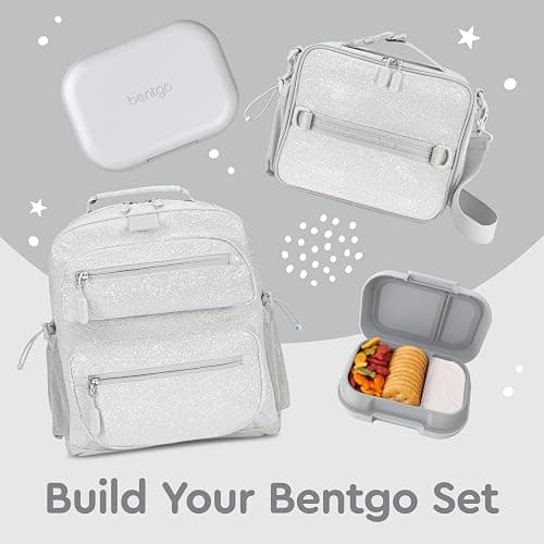 Bentgo Chill Kids Leak-Proof Lunch Box - 4-Compartment Bento Box with Built-In Ice Pack, 3.3 Cup Capacity, PFAS & BPA-Free, Microwave & Dishwasher Safe, Ideal Size for Ages 3 to 7 (Gray) thumbnail 8