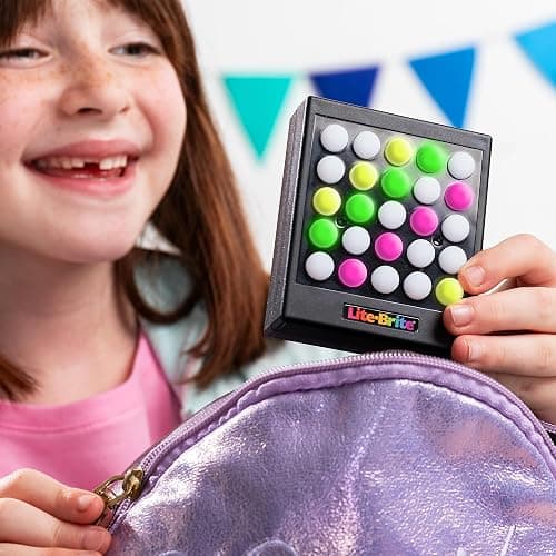 Lite Brite Mini Touch, Create Art with Light, Enhances Creativity, Gift for Girls and Boys Ages 6+ thumbnail 2
