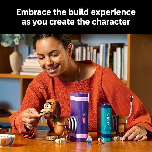 LEGO Disney and Pixar Toy Story Slinky Dog Bookends - Building Set for Adults, Ages 18+ - Disney Gifts for Fans - Bedroom, Shelf or Office Decor - 43301 thumbnail 4