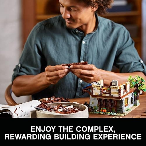 LEGO Ideas Medieval Blacksmith 21325 Building Set, Model Kit for Adults to Build, Collectible Display House with Workshop, Home Décor Gift Idea thumbnail 3