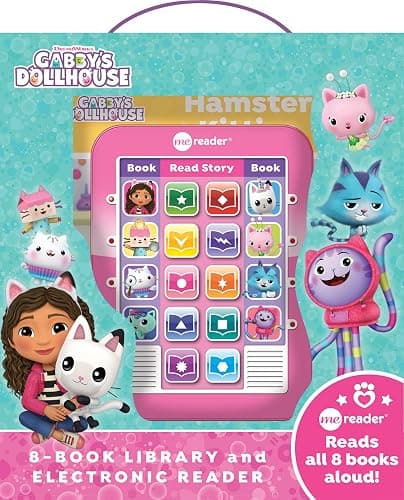 DreamWorks Gabby's Dollhouse - Me Reader Electronic Reader and 8 Sound Book Library - PI Kids (Me Reader and 8-Book Library) - Image 1