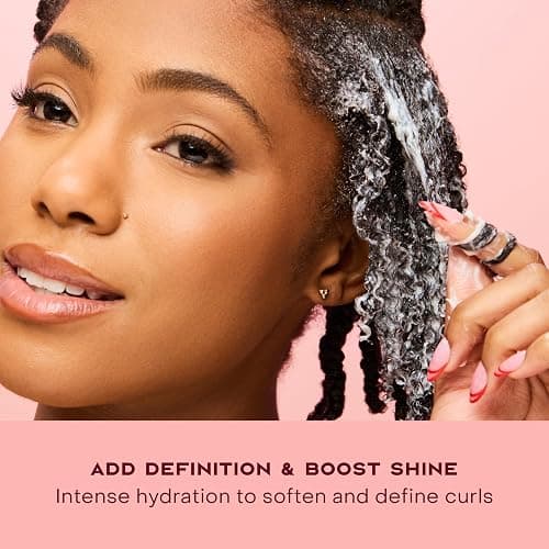 SheaMoisture Curl Enhancing Smoothie Hair Cream Coconut and Hibiscus for Thick, Curly Hair Sulfate Free and Paraben Free Curl Cream 20 oz thumbnail 8