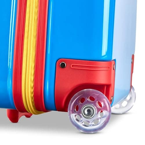 American Tourister Disney Mickey Mouse Kids Carry-On Luggage, Hardside With Single Spinner Wheels - Red,Black - Carry-On 20-Inch thumbnail 4